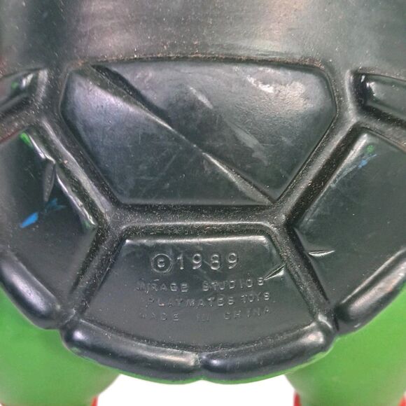 Vtg 1989 Playmates TMNT Raphael Giant Size 13" Teenage Mutant Ninja Turtles Toy - Picture 3 of 7